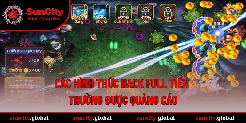 Danh sách những biện pháp hack bắn cá