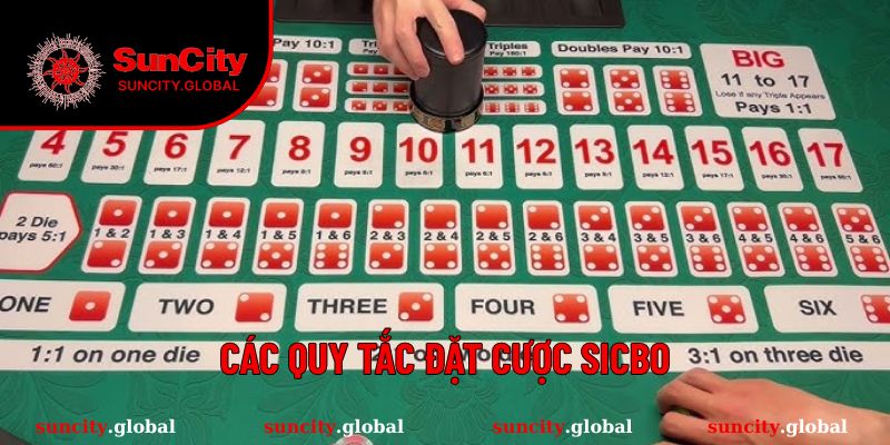 Các quy tắc khác liên quan đến trò chơi Sicbo trực tuyến