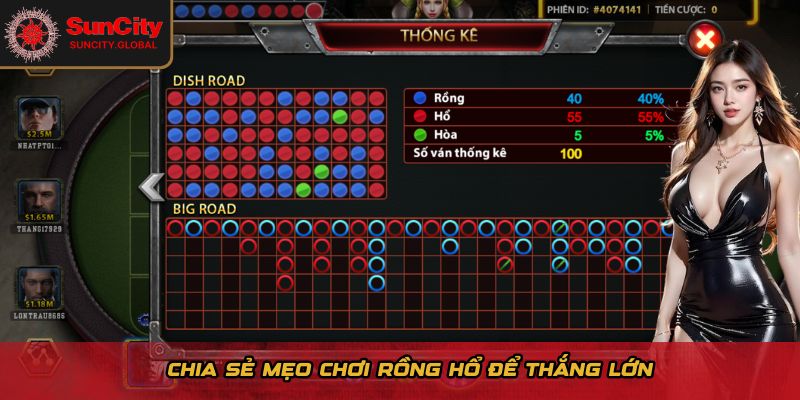 Chia sẻ mẹo chơi Rồng Hổ để thắng lớn