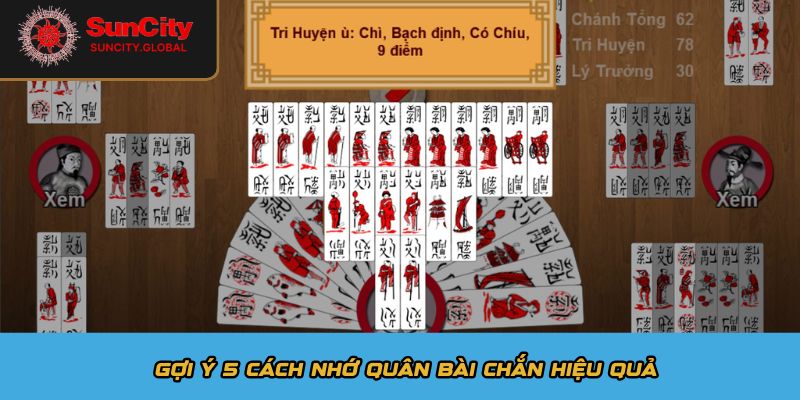 Gợi ý 5 cách nhớ quân bài chắn hiệu quả
