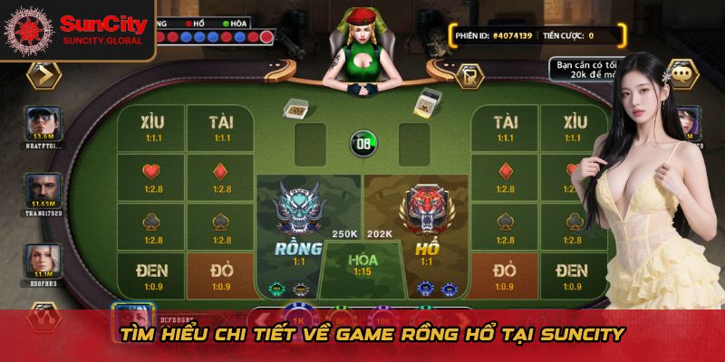 Tìm hiểu chi tiết về game Rồng Hổ tại Suncity